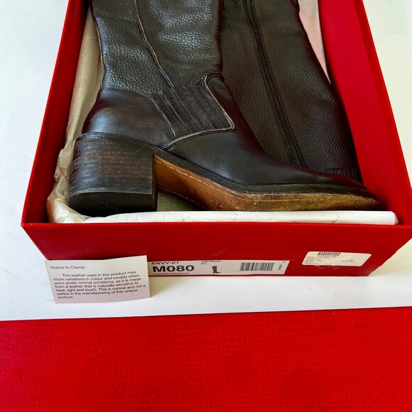 Donald J. Pliner Brown Heeled Boots - Picture 2 of 11